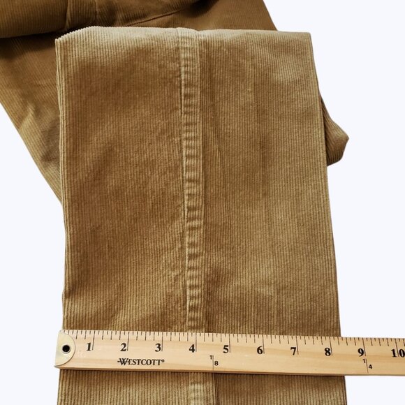 Michel Rene Vtg Mens Corduroy Pants Straight Fit Cotton Blend khaki Size 30 - Picture 11 of 16